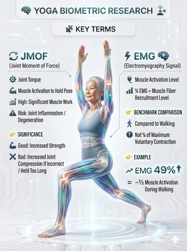 The Biomechanical Demands of Standing Yoga Poses in Seniors [RESEARCH DECODED]