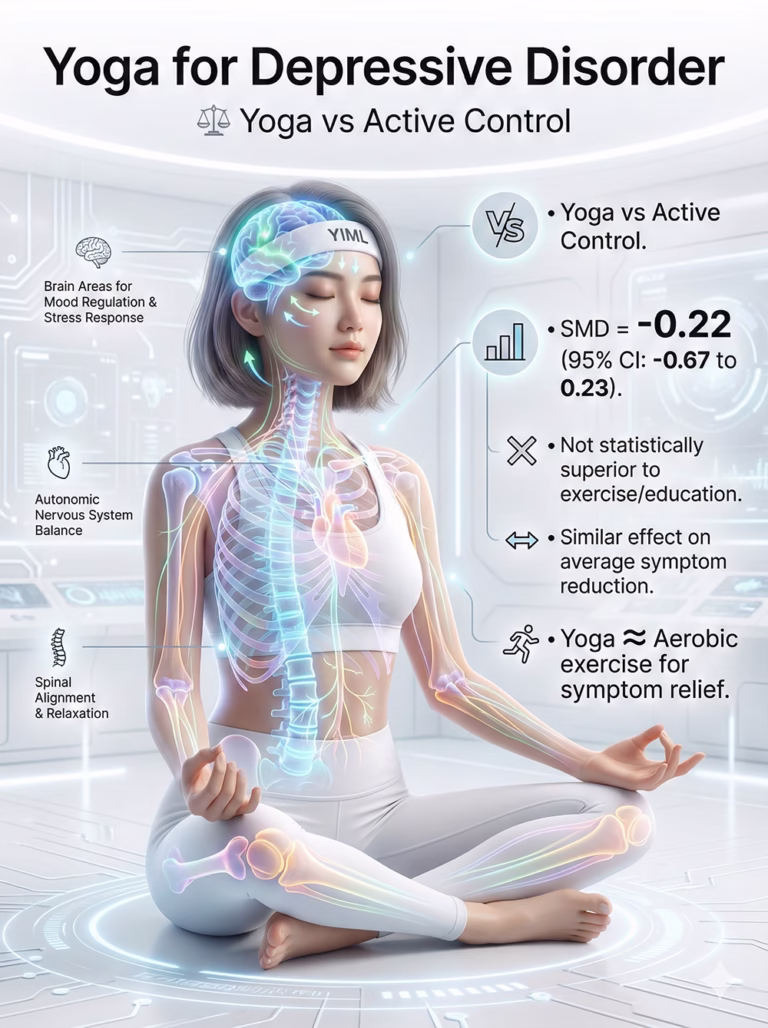 Yoga for Depressive Disorder: A Systematic Review and Meta-Analysis [RESEARCH DECODED]