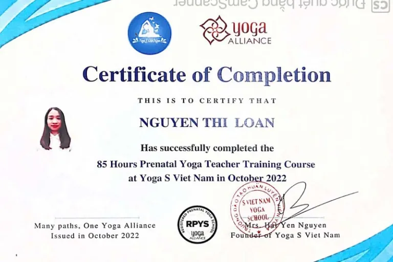 học nâng cao sau khi hoàn thành khóa hlv yoga 200h