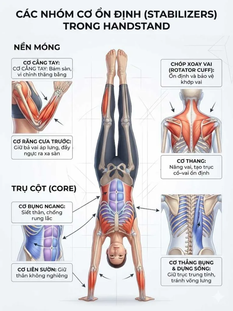 Các nhóm cơ ổn định (Stabilizers)