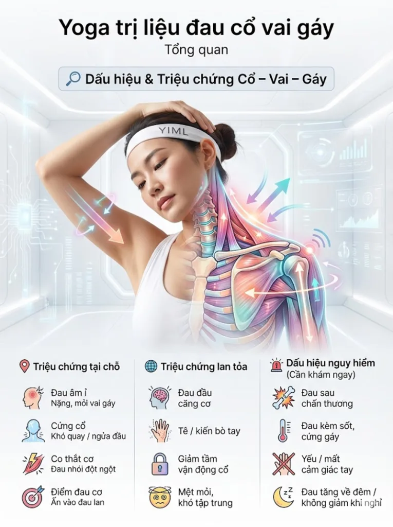 Các triệu chứng phổ biến và dấu hiệu nhận biết đau cổ vai gáy