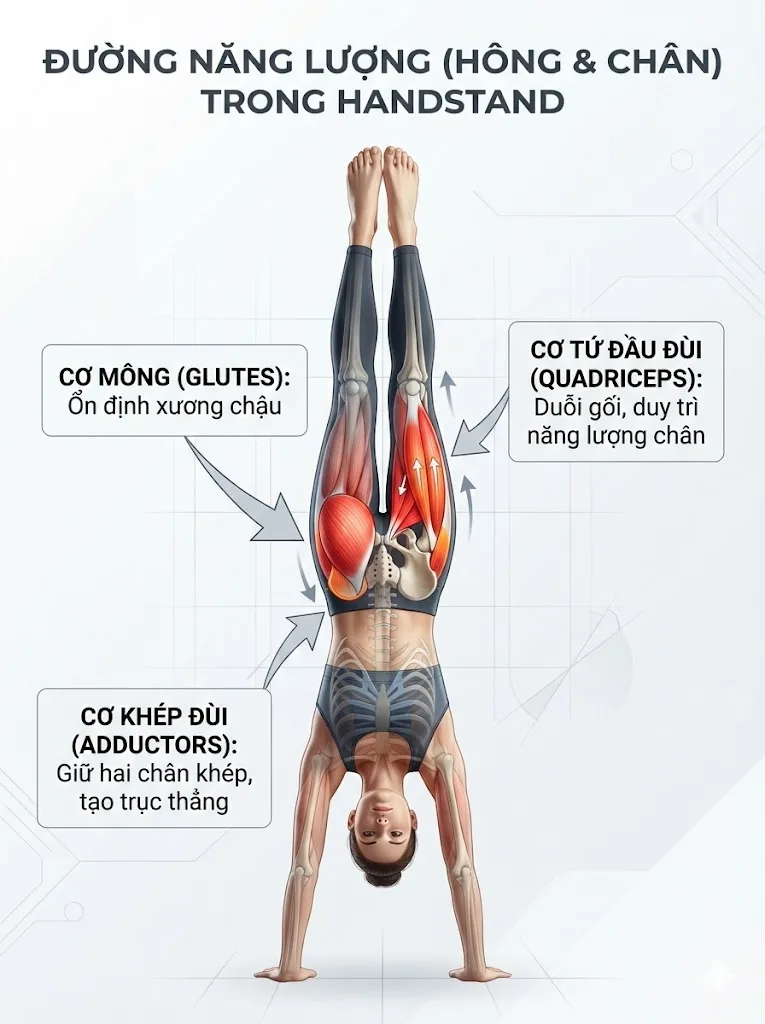 Đường năng lượng (Hông và Chân)