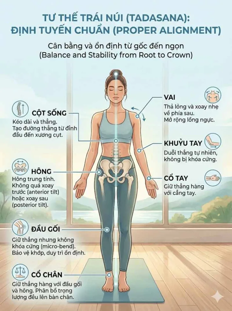 giải phẫu học các khớp tham gia tư thế trái núi