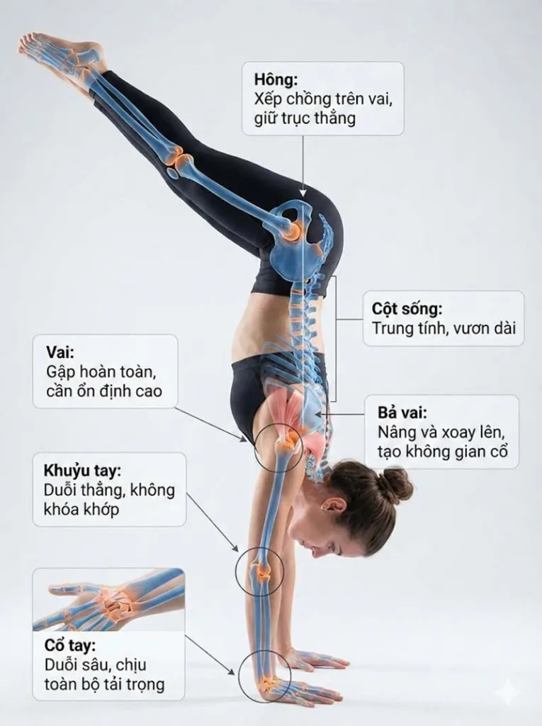 Phân tích chuyển động của hệ xương khớp trong các tư thế handstand
