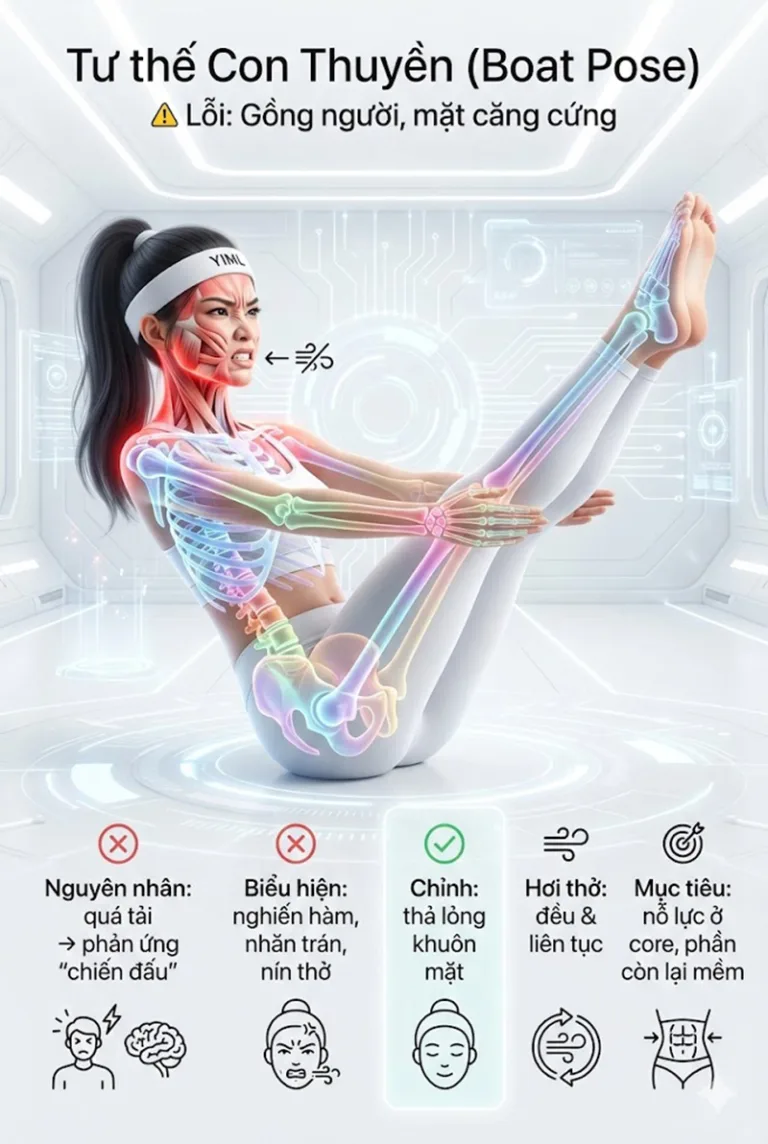 Phân tích tư thế Con Thuyền Paripurna Navasana: Giải phẫu, Lợi ích & Hướng dẫn chi tiết