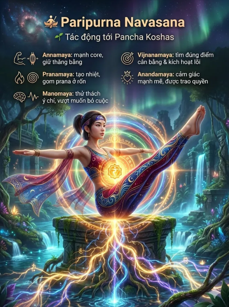 Phân tích tư thế Con Thuyền Paripurna Navasana: Giải phẫu, Lợi ích & Hướng dẫn chi tiết