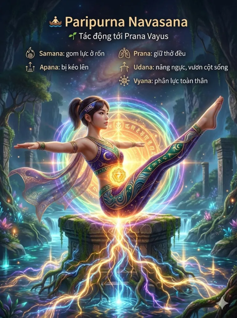 Phân tích tư thế Con Thuyền Paripurna Navasana: Giải phẫu, Lợi ích & Hướng dẫn chi tiết