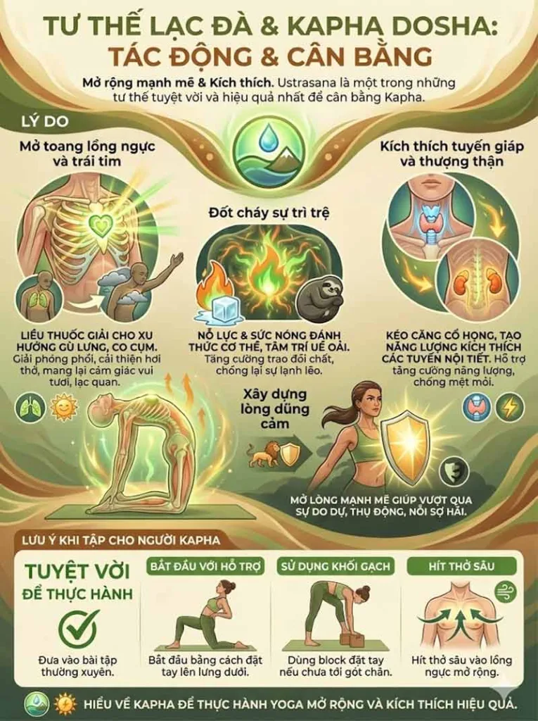  Tác động của tư thế lạc đà lên Kapha Dosha
