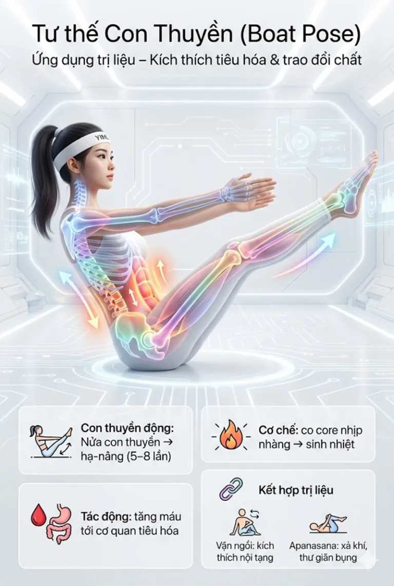 Phân tích tư thế Con Thuyền Paripurna Navasana: Giải phẫu, Lợi ích & Hướng dẫn chi tiết