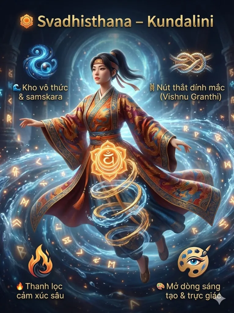 Vai trò độc nhất của luân xa xương cùng trong hành trình Kundalini
