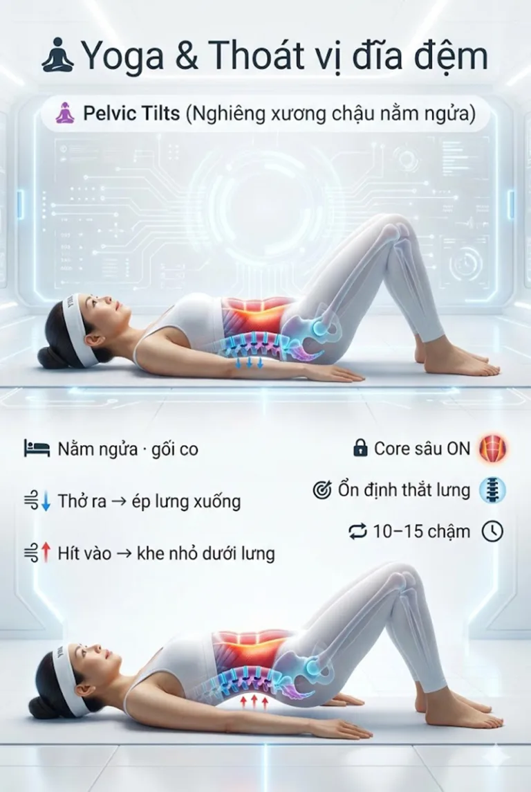 Giải mã Thoát Vị Đĩa Đệm qua lăng kính Y học & Yoga: Lộ trình trị liệu toàn diện