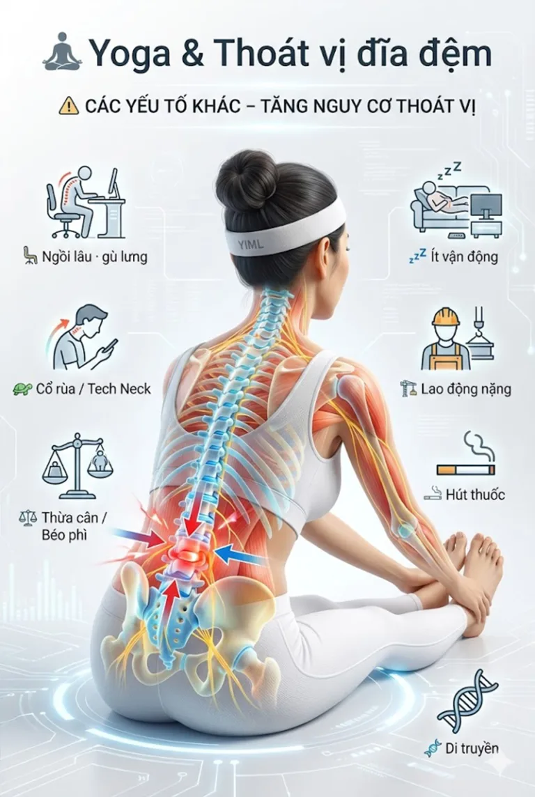 Giải mã Thoát Vị Đĩa Đệm qua lăng kính Y học & Yoga: Lộ trình trị liệu toàn diện