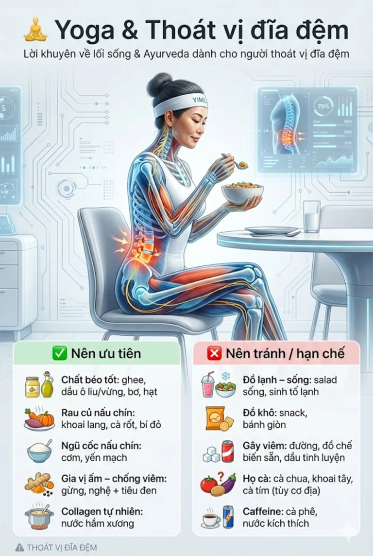 Giải mã Thoát Vị Đĩa Đệm qua lăng kính Y học & Yoga: Lộ trình trị liệu toàn diện