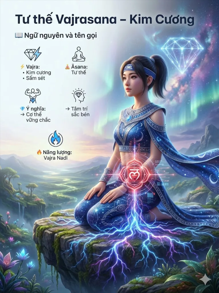 Ngữ nguyên và Tên gọi của tư thế ngồi quỳ kim cương