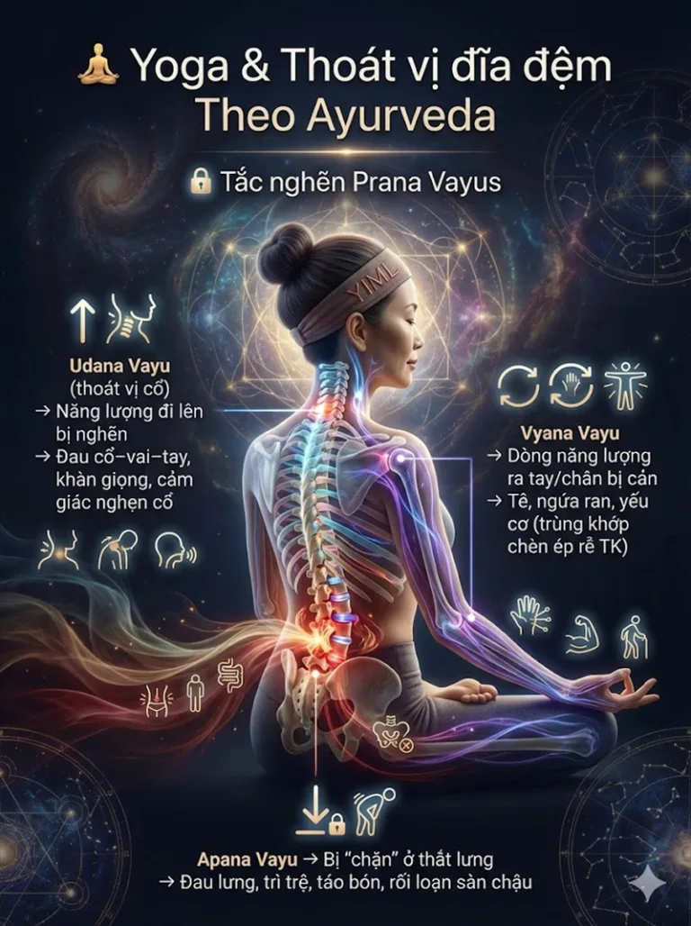 Giải mã Thoát Vị Đĩa Đệm qua lăng kính Y học & Yoga: Lộ trình trị liệu toàn diện