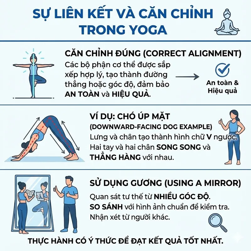 cách căn chỉnh đúng tư thế yoga
