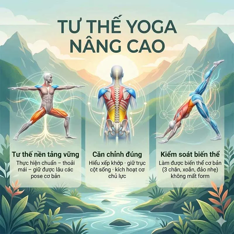 hãy chuẩn bị tốt các tư thế nền tảng trước khi tập yoga nâng cao