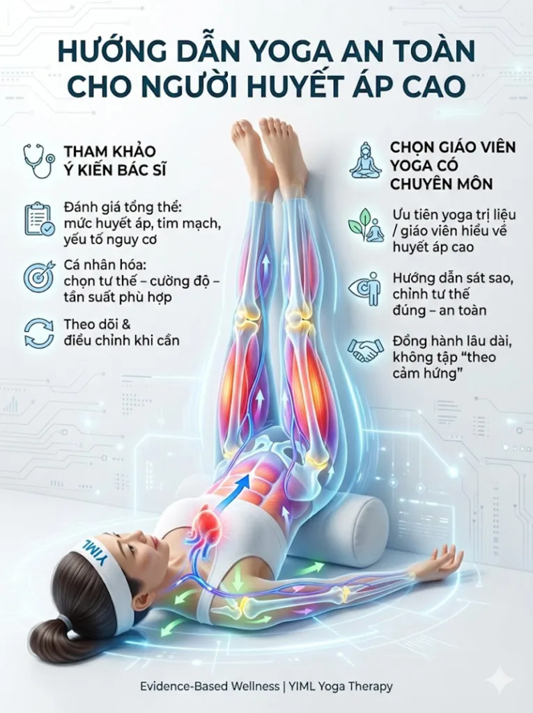 người cao huyết áp nên tìm giáo viên yoga có chuyên môn