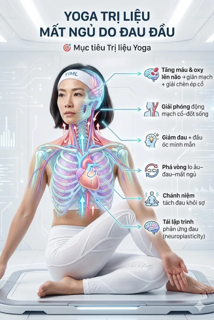 Yoga giúp Phá vỡ Chu kỳ Lo lắng về Đau & Giấc ngủ