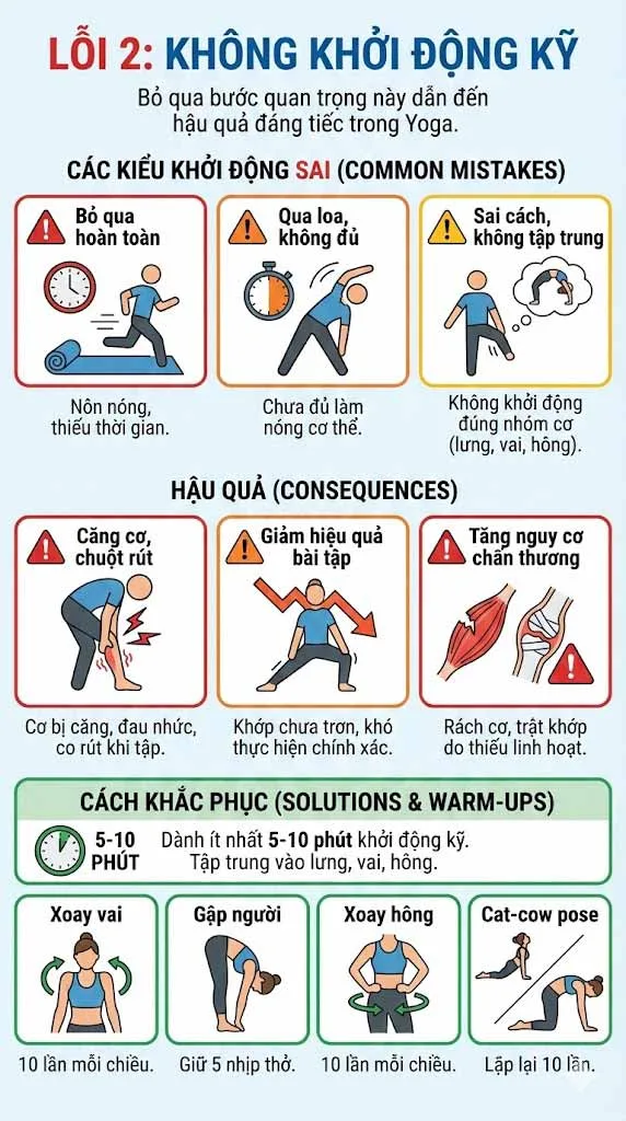 các lỗi sai khi thực hiện tư thế backbend
