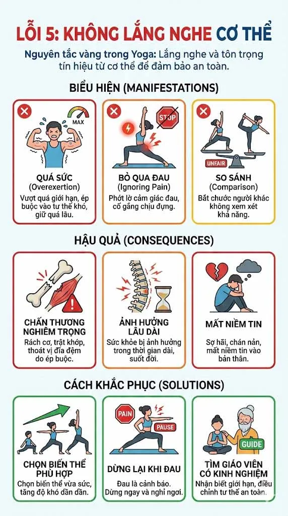 các lỗi sai khi thực hiện tư thế backbend