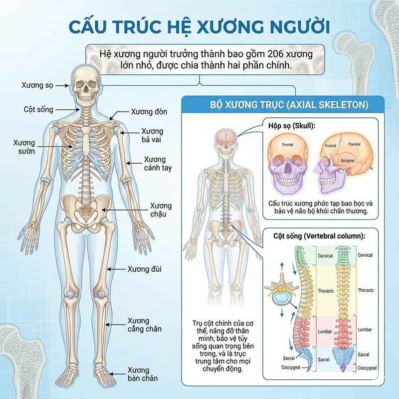 Cấu trúc hệ xương người