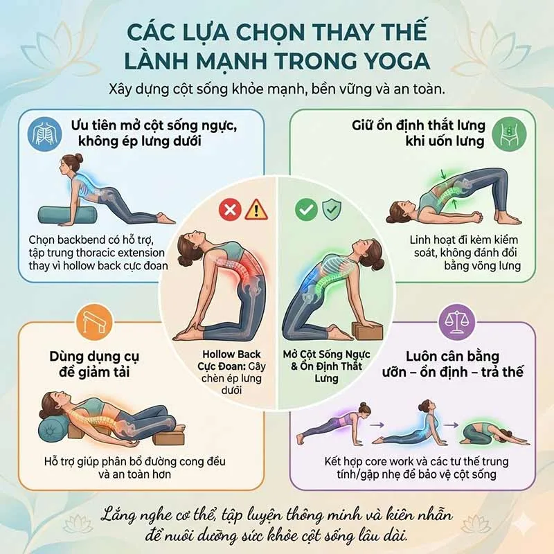 Các lựa chọn thay thế hollow back lành mạnh 
