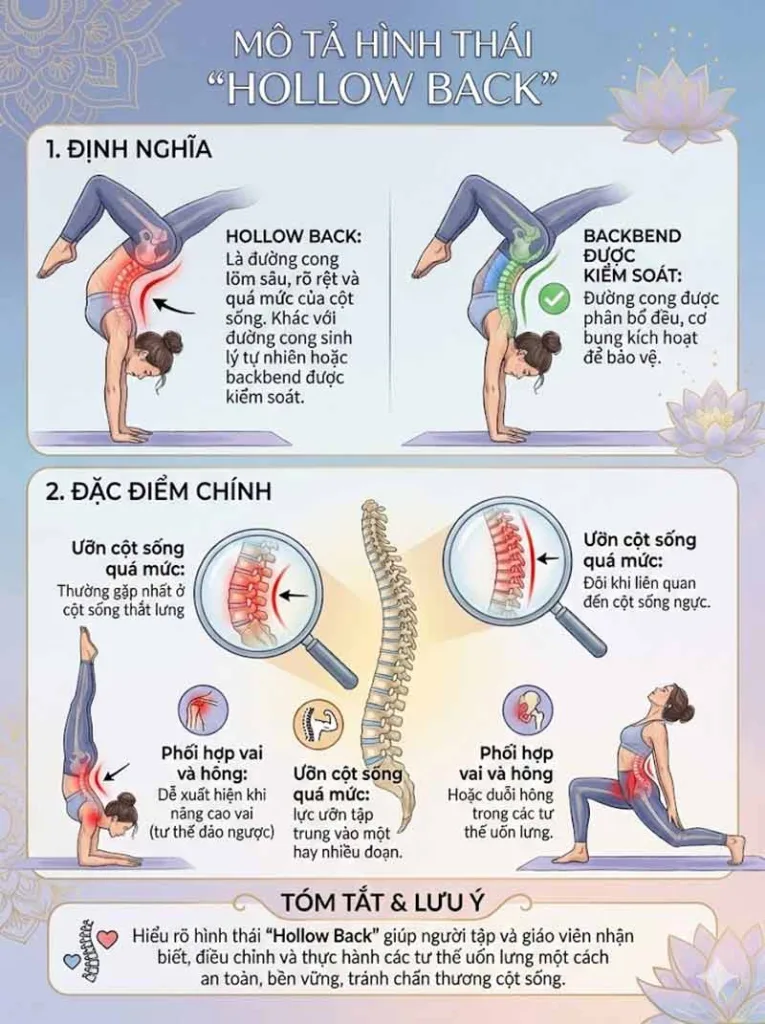Hollow Back trong Yoga là gì