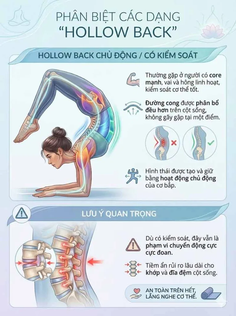 Hollow Back Chủ động / Có Kiểm soát (Active/Controlled Hollow Back)