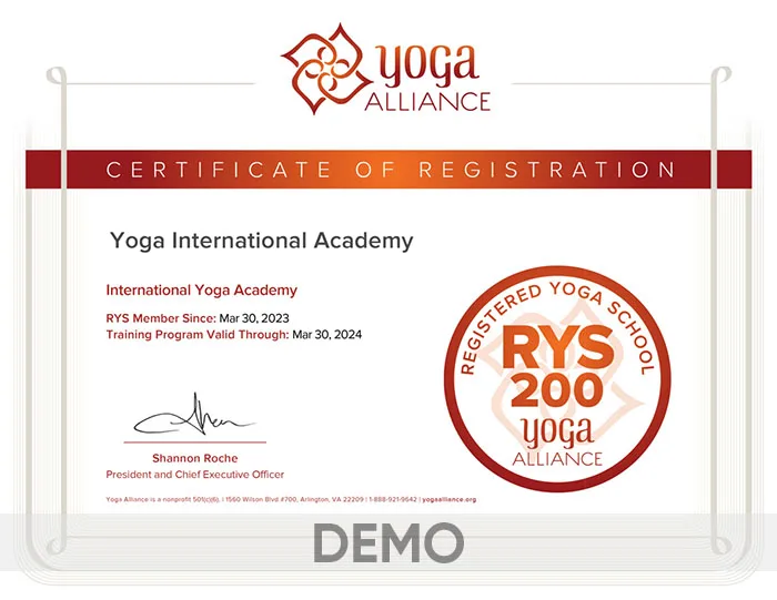 Bằng cấp & Chứng chỉ Quốc tế (Yoga Alliance, YACEP)