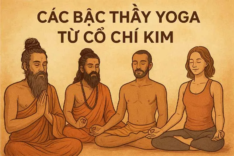 Đào sâu Di sản & Triết lý qua dấu ấn từ các Bậc Thầy Yoga vĩ đại từ cổ chí kim
