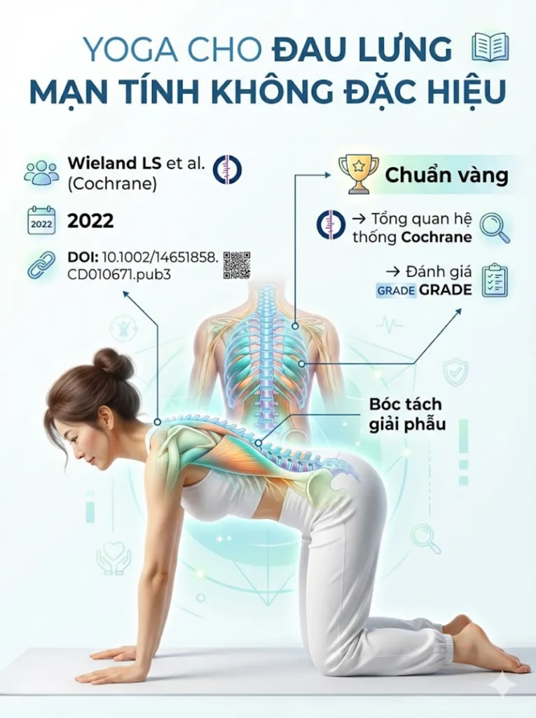 [P53] Nghiên cứu: Yoga cho đau lưng mạn tính không đặc hiệu