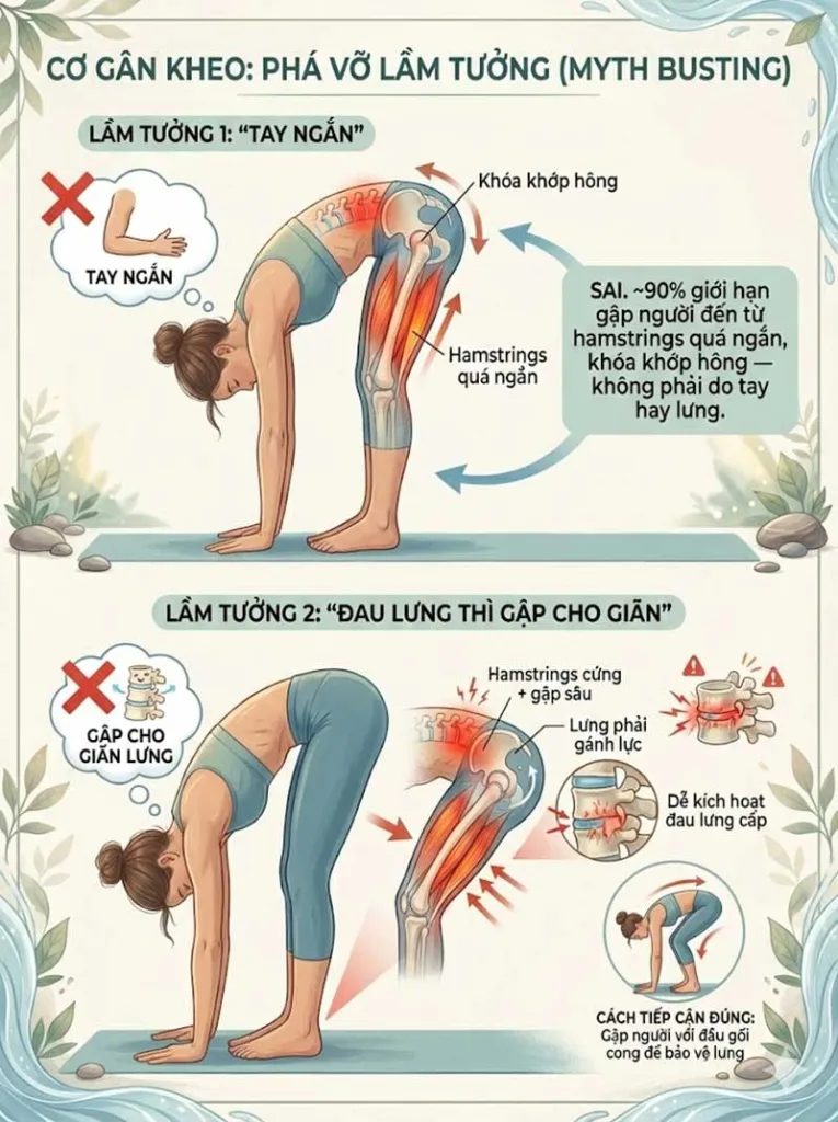 Cứ đau lưng là phải tập gập người để giãn lưng"