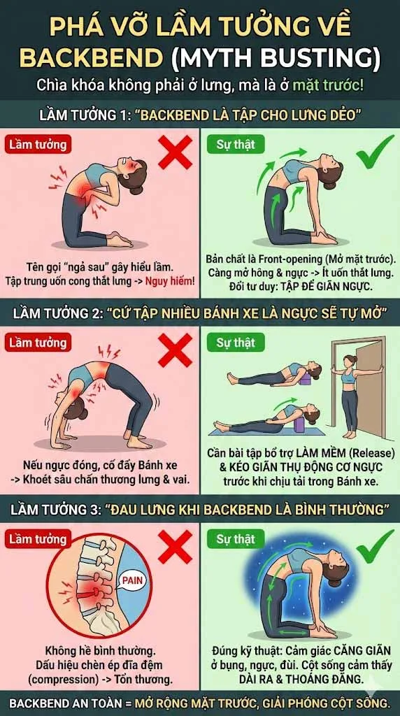 cơ ngực và tầm quan trọng trong thực hành backbend