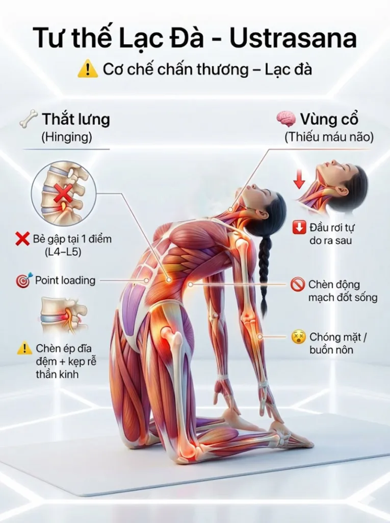 Cơ chế chấn thương tư thế Lạc Đà