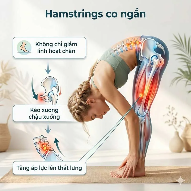 Cơ Gân Kheo (Hamstrings): Giải phóng đôi chân & "cởi trói" cho thắt lưng