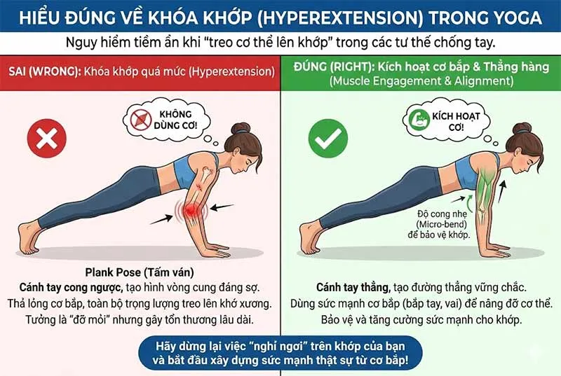 hiểu đúng về khóa khớp trong yoga