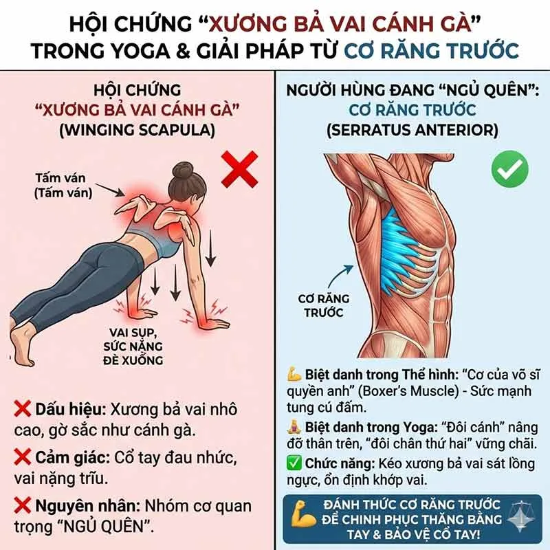 hội chứng xương bả vai cánh gà