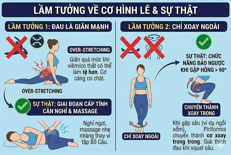 Phá vỡ lầm tưởng về cơ hình lê