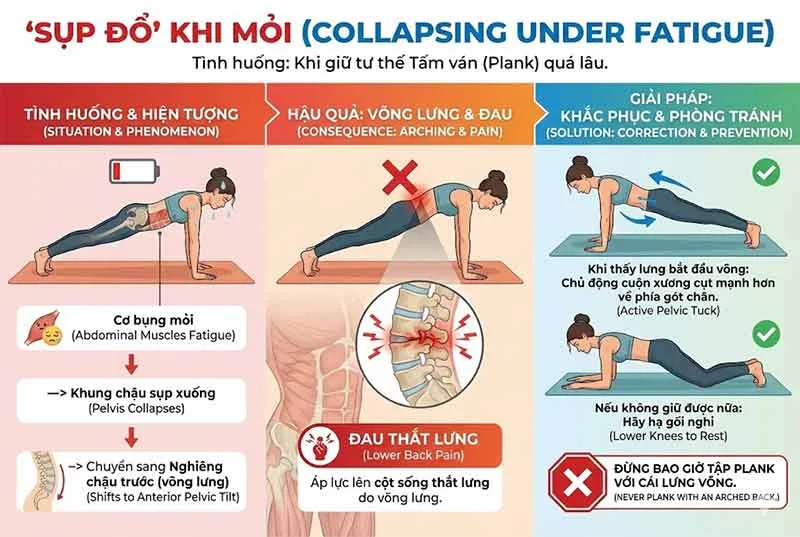 lỗi sụp lưng khi mỏi
