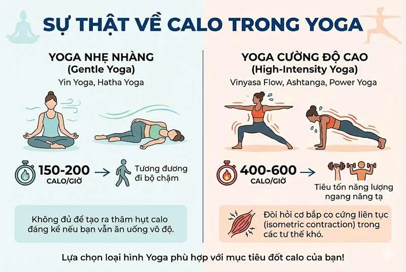 Góc nhìn khoa học về tiêu hao năng lượng khi tập yoga