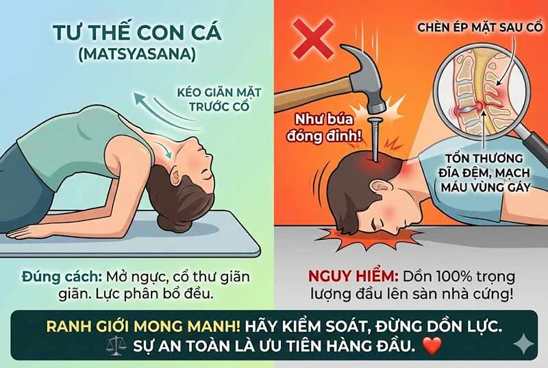 vì sao tập sai tu thế con cá rất nguy hiểm cho đốt sống cổ