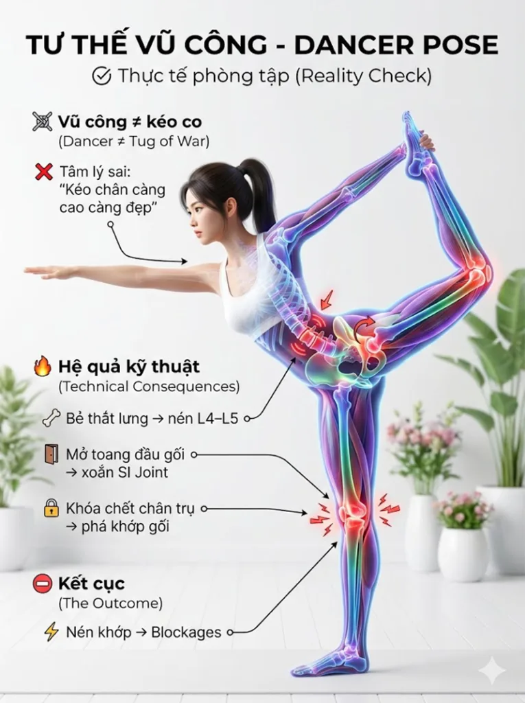 lỗi sai tu thế vũ công