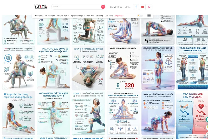 Infographic giải mã nghiên cứu khoa học về Yoga