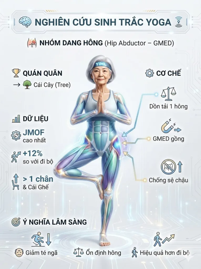 Nếu muốn phòng ngừa té ngã cho người già, Cái Cây là một trong những bài tập trọng tâm nên ưu tiên.