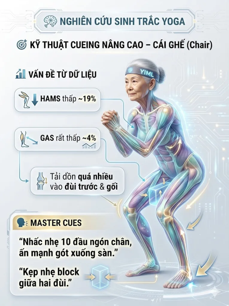 hướng dẫn Tư thế Cái Ghế (Chair) chuẩn y khoa dựa trên EMG