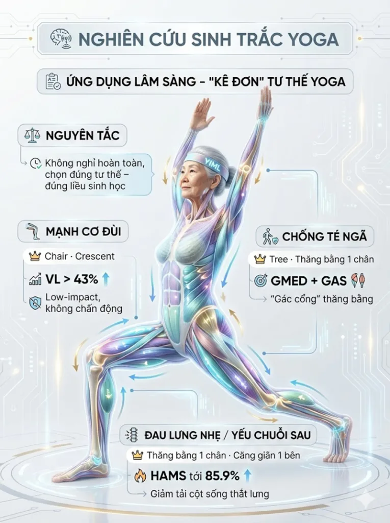 Chiến lược "Kê đơn" Tư thế Yoga cho người cao tuổi