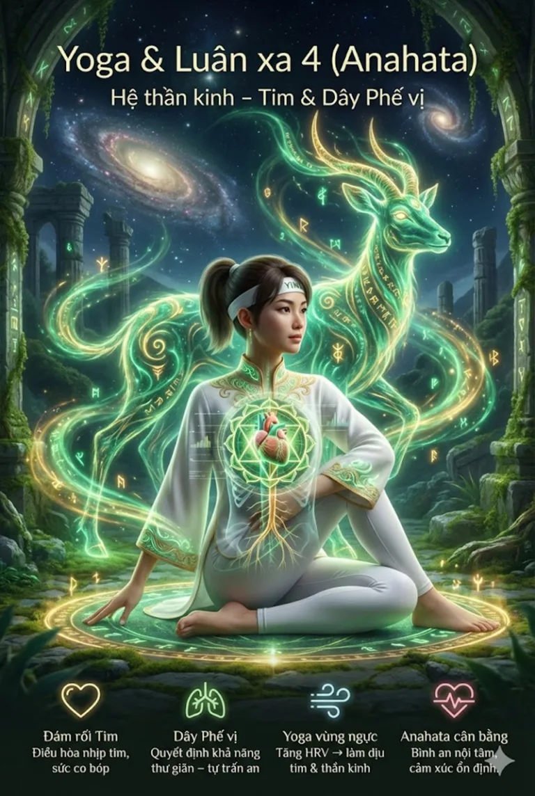 Các tư thế Yoga tác động tới Luân xa Tim: Giải phẫu học về Tim mạch, Hô hấp & Tuyến Ức