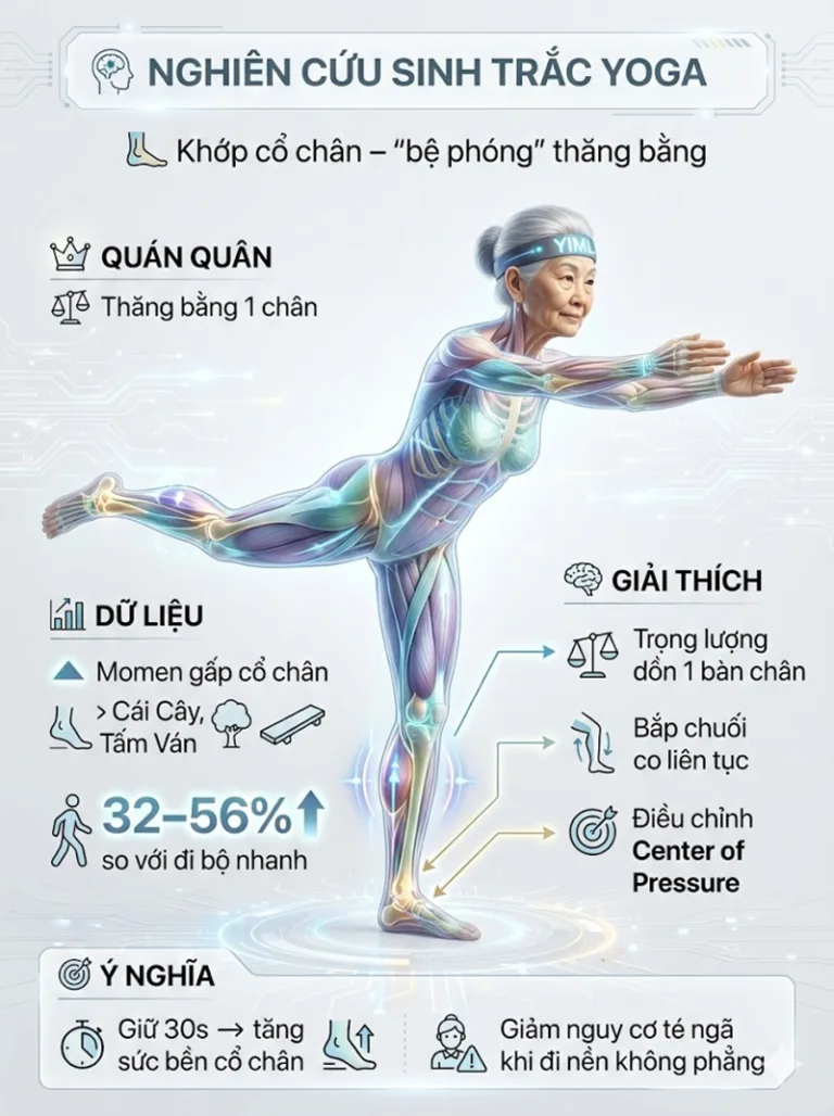 [P85] Nghiên cứu: Yêu cầu sinh trắc học của các tư thế Yoga đứng ở người cao tuổi