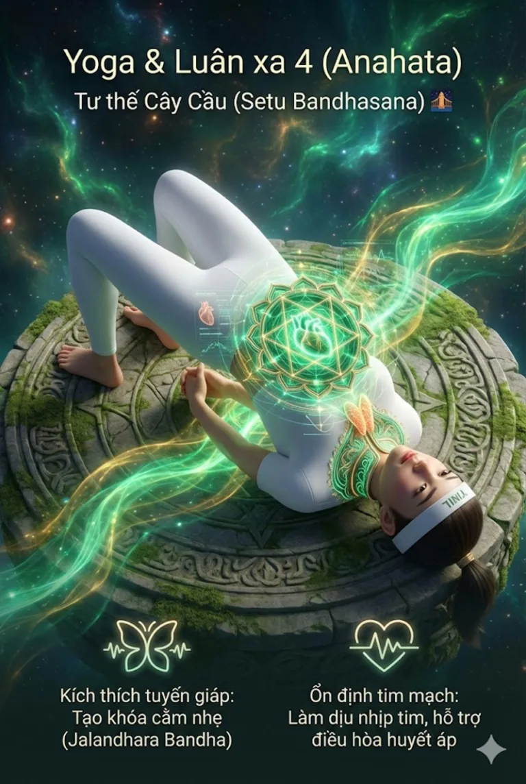 Các tư thế Yoga tác động tới Luân xa Tim: Giải phẫu học về Tim mạch, Hô hấp & Tuyến Ức